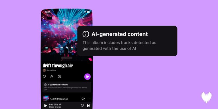 Deezer says 44% of daily uploads are AI-generated, but only represent ≈1-3% of streams