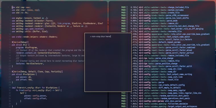 Wayland compositor Niri 26.04 adds blur effects, pointer warping, and optional includes