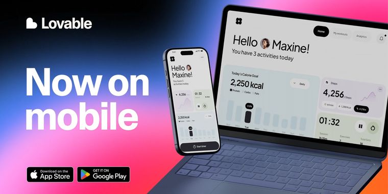 Lovable launches mobile app for iOS and Android devices