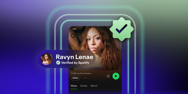Spotify is rolling out verified badges for artists to help distinguish real humans from AI