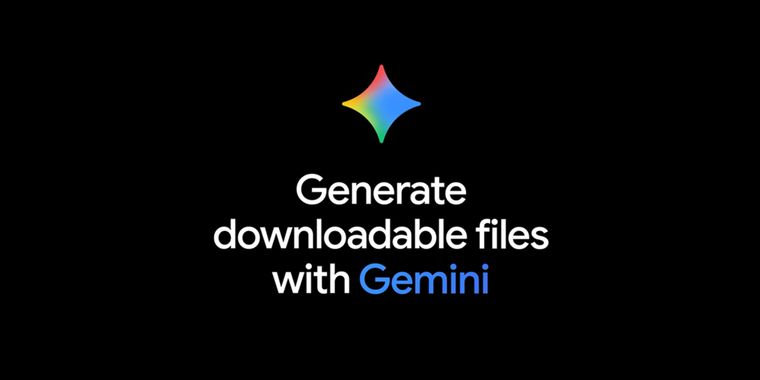 Gemini app adds file generation for PDFs, Word, Excel, and Google Docs