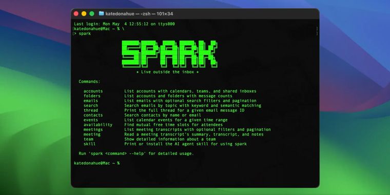 Spark Email introduces CLI for AI agents to access emails and data