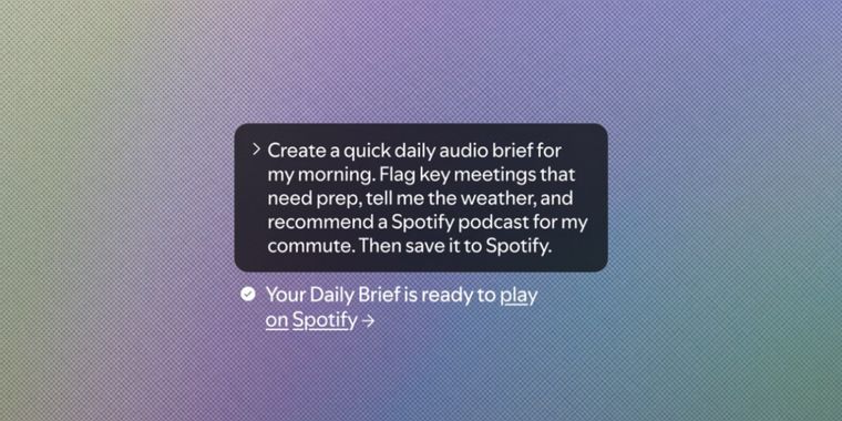 Spotify is launching a new feature to create AI-generated podcasts through AI agents