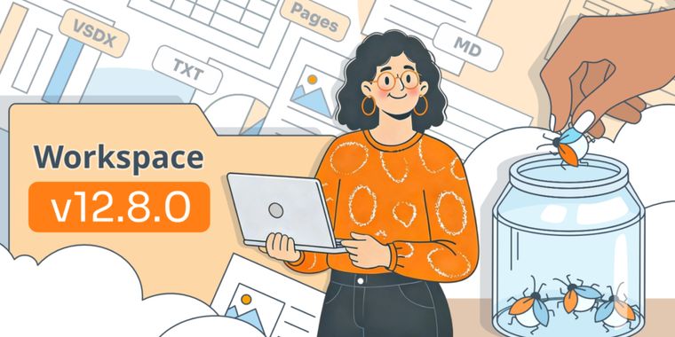 ONLYOFFICE Workspace 12.8.0 adds Apple, Visio, and Hancom file support