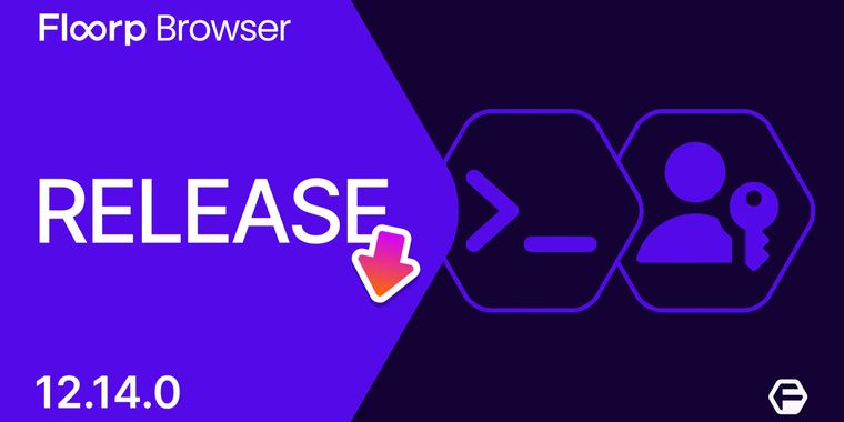 Floorp 12.14.0: Command Palette, passkeys & iCloud passwords for enhanced browsing