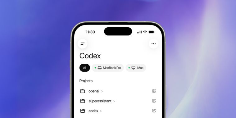OpenAI brings Codex to ChatGPT mobile app for remote coding project access