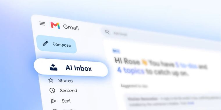 Gmail AI Inbox launches for Gmail users with new features