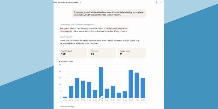 DEVONthink 4.3 adds MCP server and expands AI privacy controls
