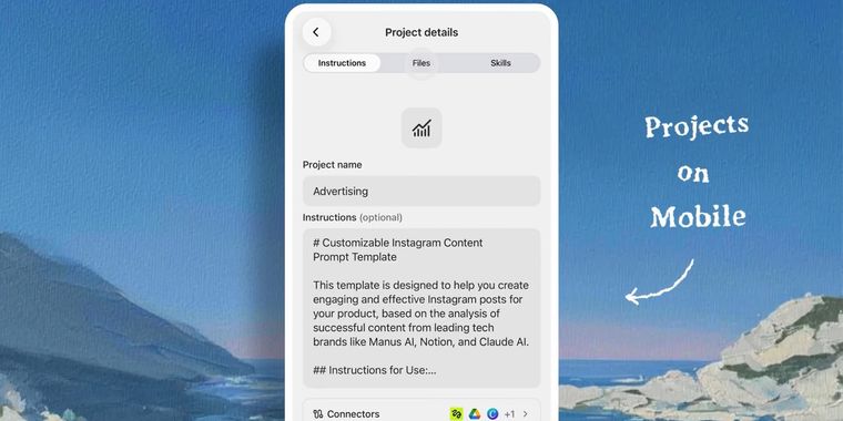 Manus adds Projects feature to mobile for flexible task management