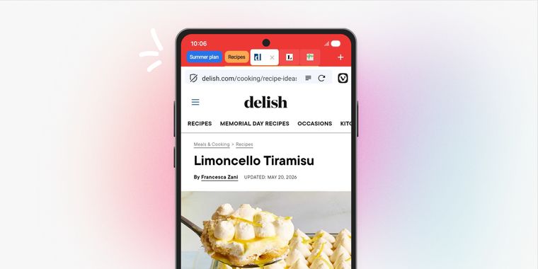 Vivaldi 8.0 rolls out to mobile users with accordion tabs, built-in PDF reader, and more