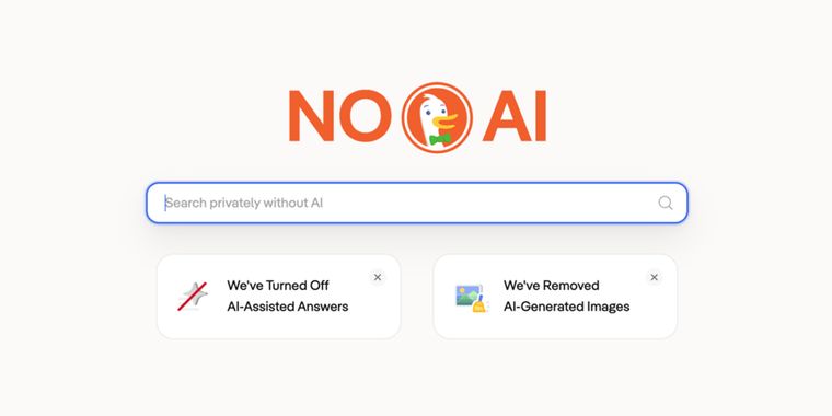 DuckDuckGo’s No AI search tool reports huge traffic growth as Google pushes AI results
