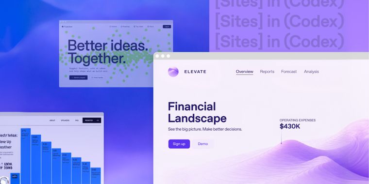 OpenAI Codex launches Plugins and Sites for hosted interactive vibe coding apps & websites