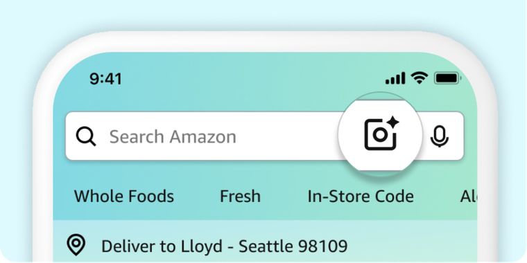 Amazon adds AI-powered real-time visual search and Lens Live to app