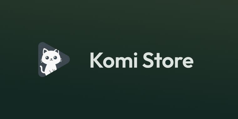 GitHub Store is now Komi Store in update 1.9.1