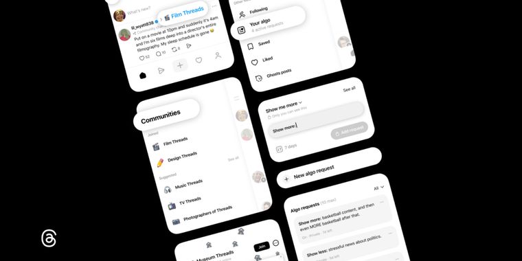 Threads hits 500M users, launches private feed controls, expands Communities & Live Chats