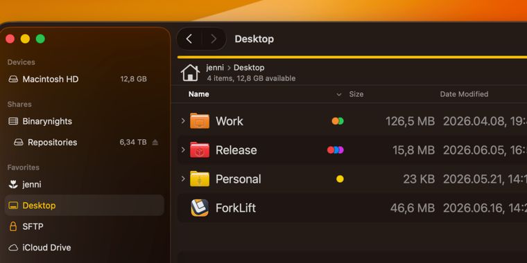 ForkLift 4.6.4 improves file navigation with Quick Select and aliases