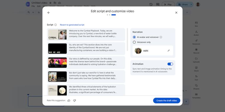 Google Vids adds Slides video conversion, AI avatars, and multi-language support