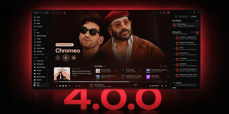 Cider 4.0.0 rebuilds its Apple Music client with new audio engine, Automix & Atmos support