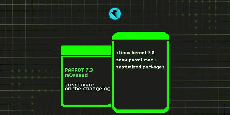 Parrot 7.3 adds CPU-optimized packages, menu system in Go, Vagrant boxes and updated tools