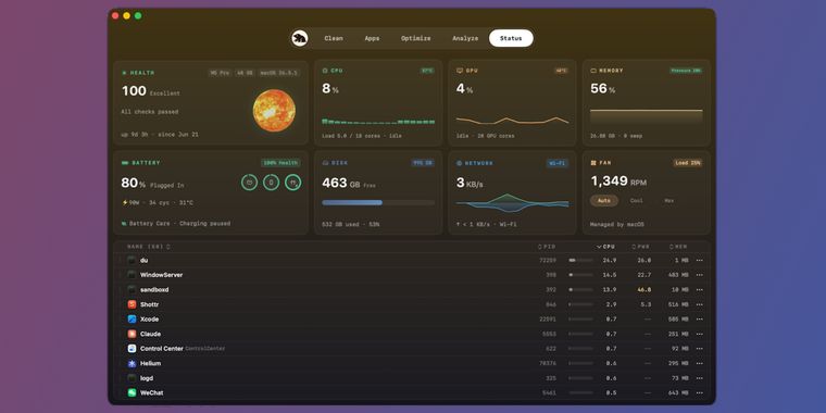 Mole for Mac 1.9 adds app uninstall cleanup and iPhone battery display