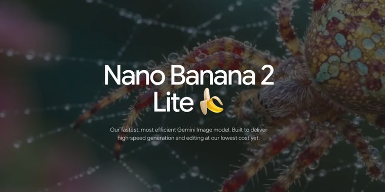 Google launches a low-cost Nano Banana 2 Lite model and new Gemini Omni Flash video model