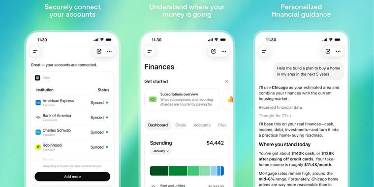 ChatGPT personal finance tools now available for Plus users in the US