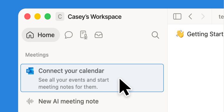 Notion Calendar integrates AI meeting notes with Outlook 