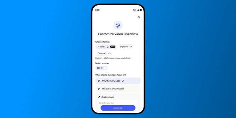 NotebookLM introduces AI-powered video overviews