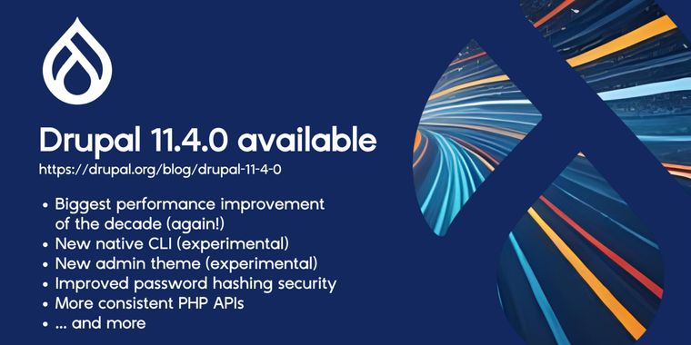Drupal 11.4.0 slashes database queries and boosts compression