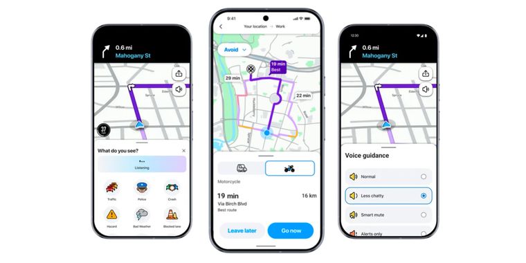 Waze launches several Gemini-powered AI features and a new Motorcycle mode