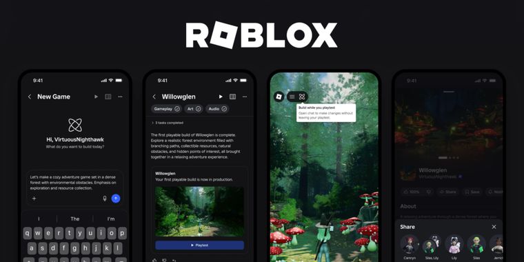 Roblox is launching an AI tool for creating games from prompts on mobile