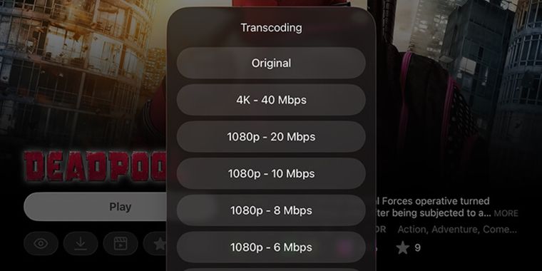 Infuse 8.5 introduces transcoding controls and improved search on Apple devices