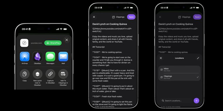 Obsidian 1.13 adds searchable settings, image controls and iOS share sheet
