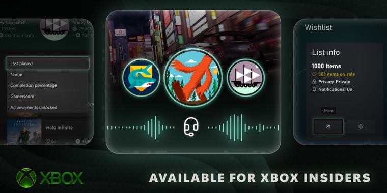 Xbox adds party chat recordings, cloud save rollback and plan Platinum-style achievements