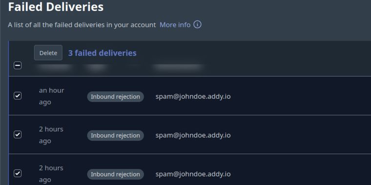 Addy.io update: bulk delete failed deliveries & new subscription features
