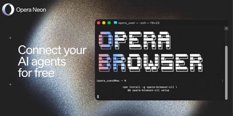 AI agents can connect to Opera Neon for free on Windows and macOS