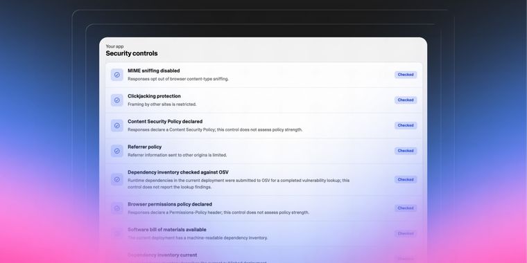 Lovable apps now feature automatic trust center pages for live security status