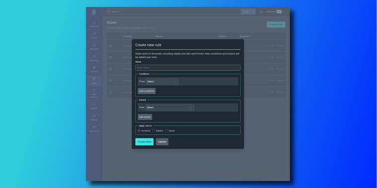 addy.io rules system adds new automation conditions and actions