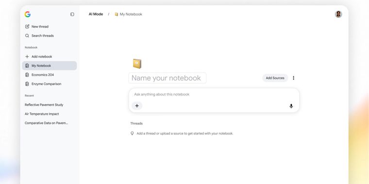 Gemini Notebook rolls out upgraded experience to all users