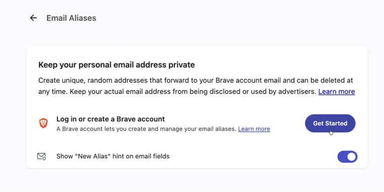 Brave launches Email Aliases and new Brave Accounts that keep passwords off its servers