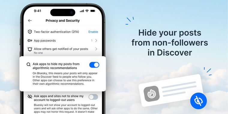 Bluesky adds Discover feed controls for follower-only posts