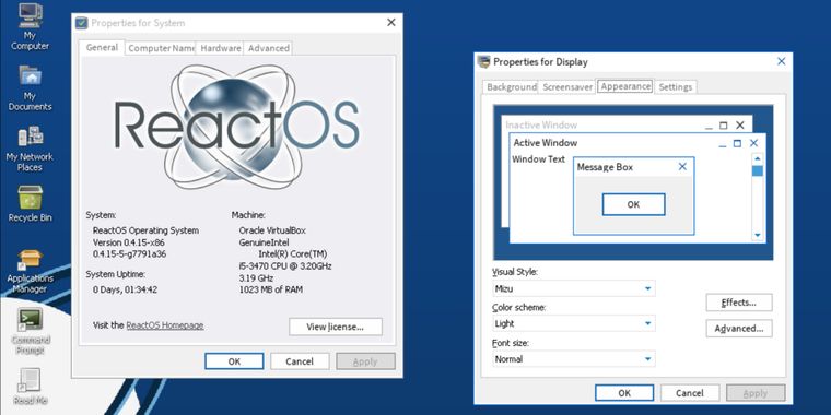 ReactOS 0.4.16 adds a new graphical installer and updated drivers
