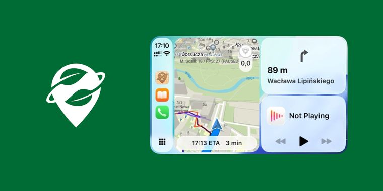 Organic Maps adds CarPlay dashboard, bookmark multi-select, and tracks' hidding on the map