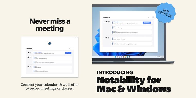 Notability desktop app brings meeting notes to Mac and Windows