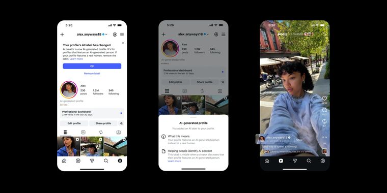 Instagram adds new “AI-generated profile” label and will demote users who do not comply