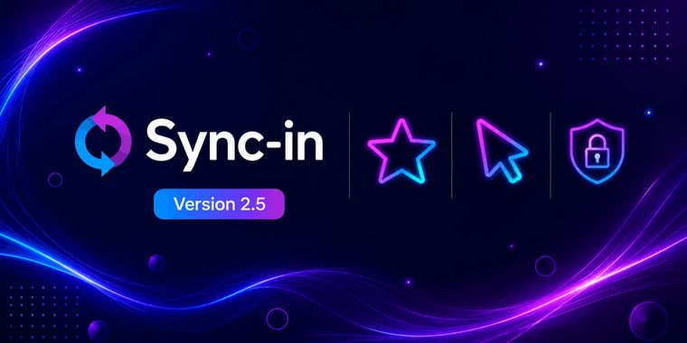 Sync-in 2.5 brings favorites, easier selection management, and unified recent activity