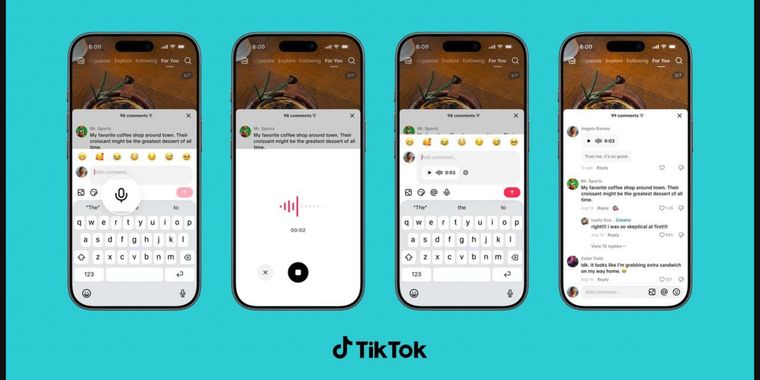 TikTok introduces voice comments, polls, and new photo formats in comment system update
