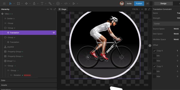 Rive Editor adds constraint navigation and path simplification