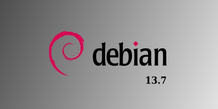 Debian 13.7 updates trixie with security and bug fixes