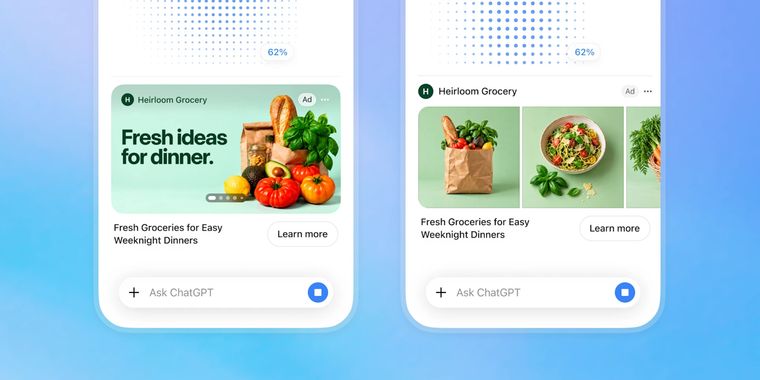 ChatGPT tests visual ads during AI image generation in the US